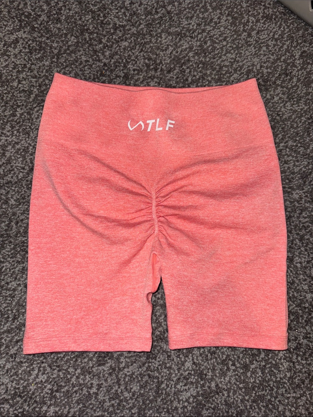 TLF Coral Butt-Ruched High-Waist Women’s Bike Shorts